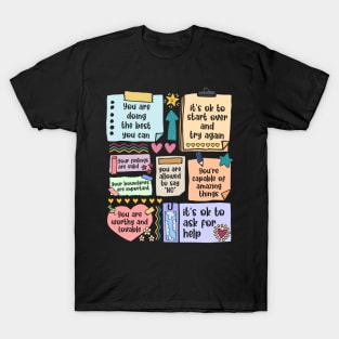 Counselor Note To Self Psychologist T-Shirt